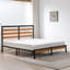 Base de lit plateforme Mayghan avec tête et pied de lit en bois-1409377267-1409377270