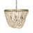 Draped Wood Bead Chandelier-1626896490