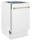 ZLINE Autograph Edition 18 in. Tallac Series Dishwasher in White Matte W/ Champagne Bronze Handle, 51dBa (DWVZ-WM-18-CB)-65654497