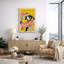 «Retro Swing Music Show», affiche d'art, «Happ pass in Harlem», impression sur toile encadrée-123405601-123405605