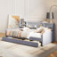 Lit plateforme tapissier simple avec rangement spacieux et tiroirs, parfait pour le confort et l'organisation-1371376953