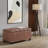 Sienna 33"W Upholstered Vegan Leather Transitional Rectangular Storage Ottoman Bench with Tufted Styling-1519176860