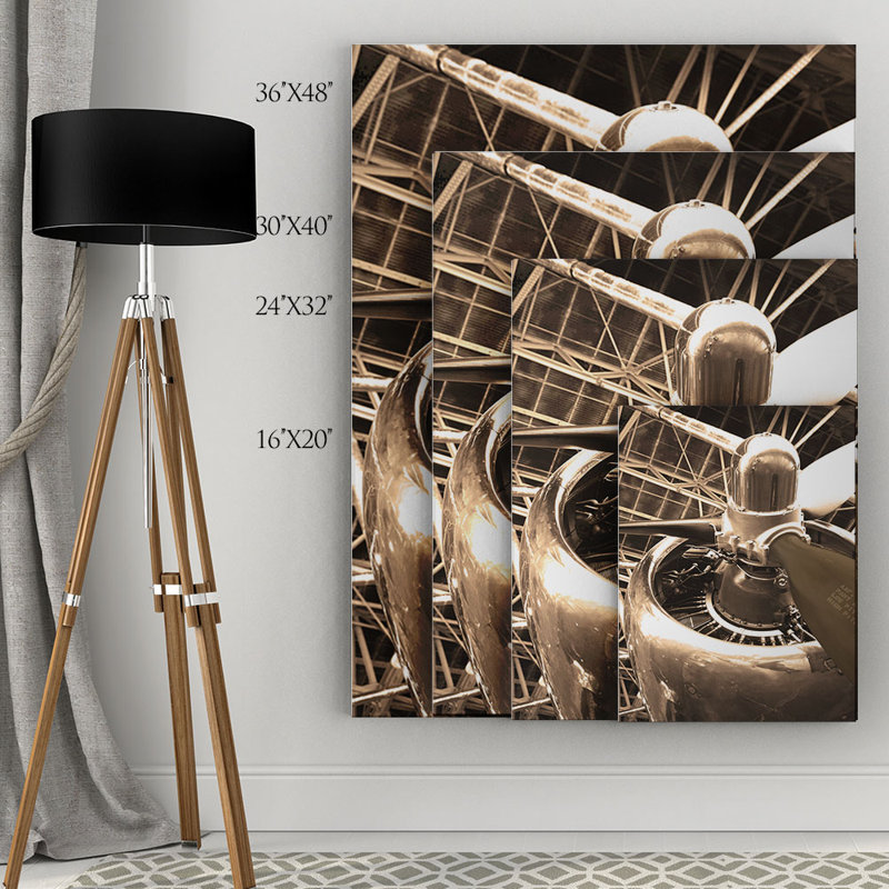 « dc 4 aircraft » par danita delimont reproduction, reproduction de photo sur toile tendue, H 16 po x l 20 po x P 1,5 po