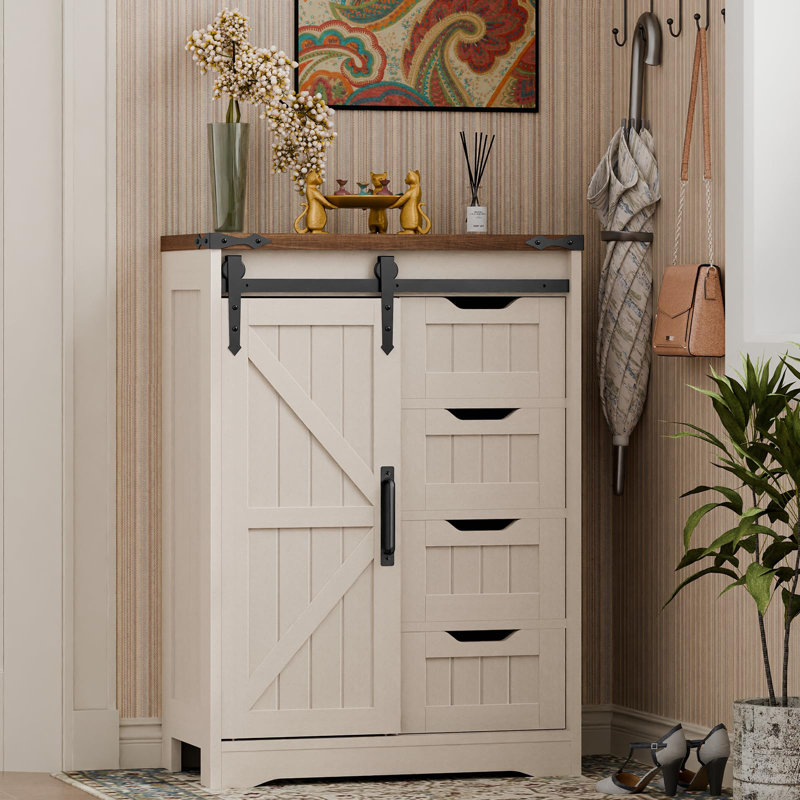 Janiya 32.68'' Kitchen Pantry, Beige