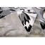 Tapis gris / argenté / noir Rooshi-33381050