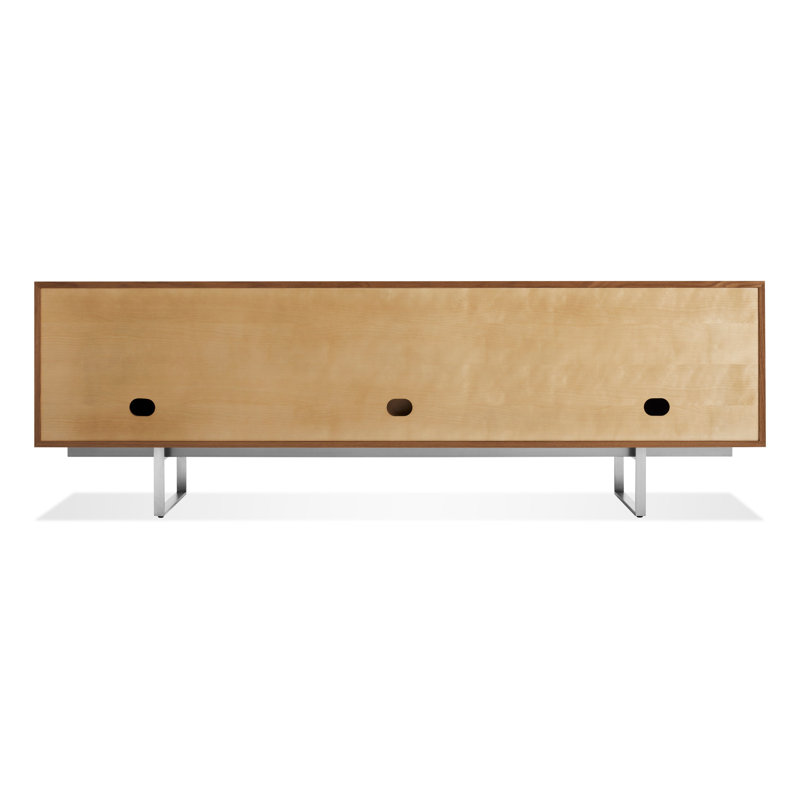 Series 11 Media Console, Walnut/Stainless Steel