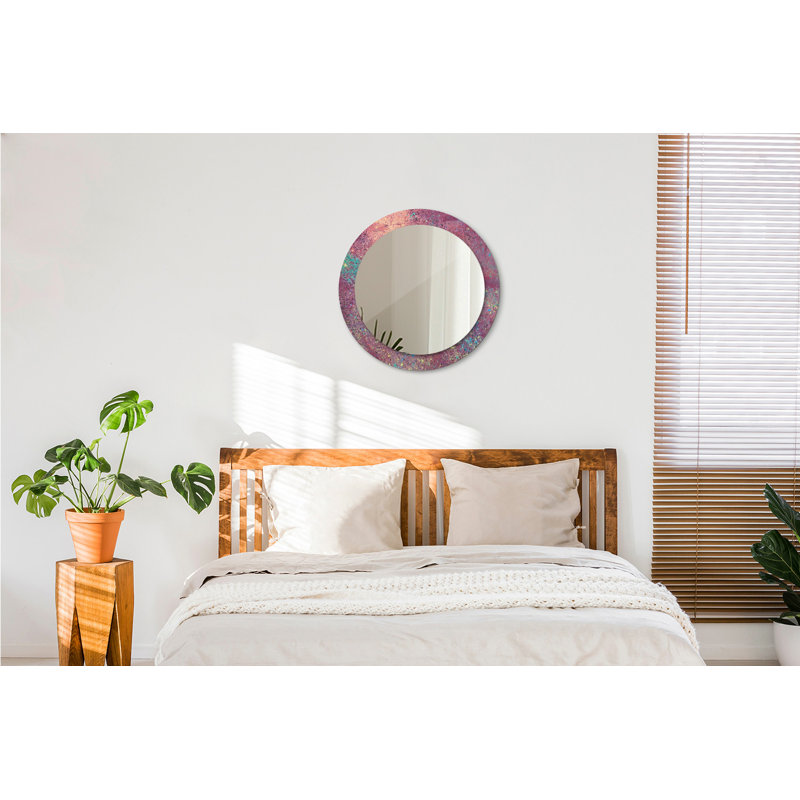 Huldar Glass Flat Wall Mirror, 60cm H x 60cm W