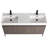 Ebern Designs Yordana Bathroom Vanity 60" Wide - Double Sink-942915834-942915836