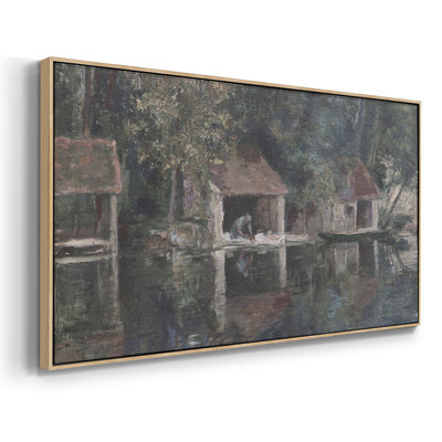 Paysage, série Dxxxiv, toile tendue avec châssis, prête à être accrochée