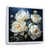White Floater Framed