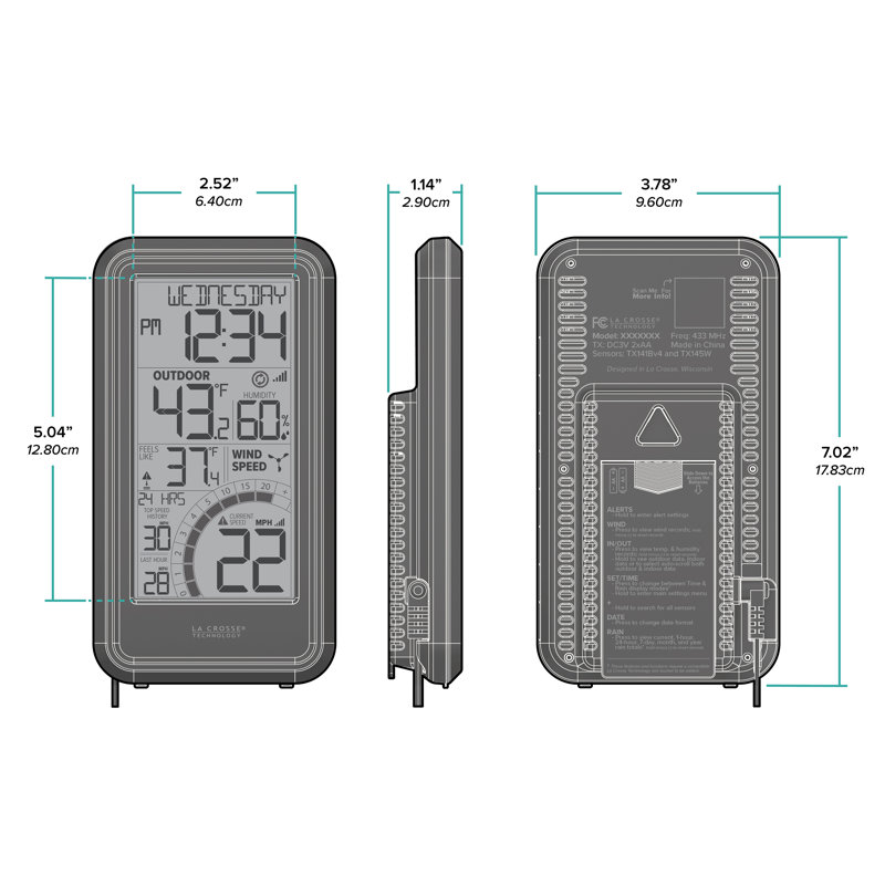 Wind Speed Weather Station with Wind Sensor