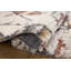 Tapis ivoire / brun en polyester tissé à la machine Delaplaine-561606308