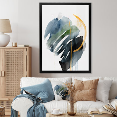 " Green Philodendron Leaf II "