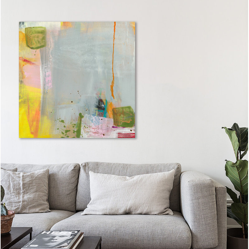 « konzept », reproduction de peinture à l’acrylique sur toile tendue, H 12 po x l 12 po x P 1,5 po