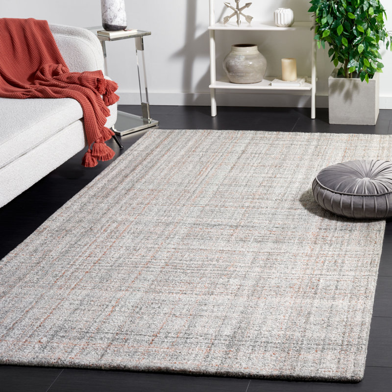 Abstract Hand Tufted Performance Rug, Rectangle 5' x 8'