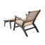 Chaise de patio inclinable avec repose-pieds Claytor