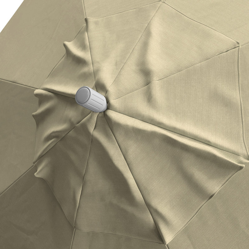 Parasol de marché 9 pi Moynul, Beige antique