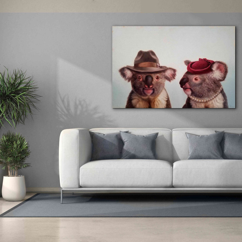 «Mates» par Lucia Heffernan, H 40 po x l 60 po x P 1,5 po