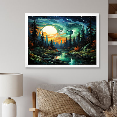 Aurora Borealis Emerald Embers II - impression