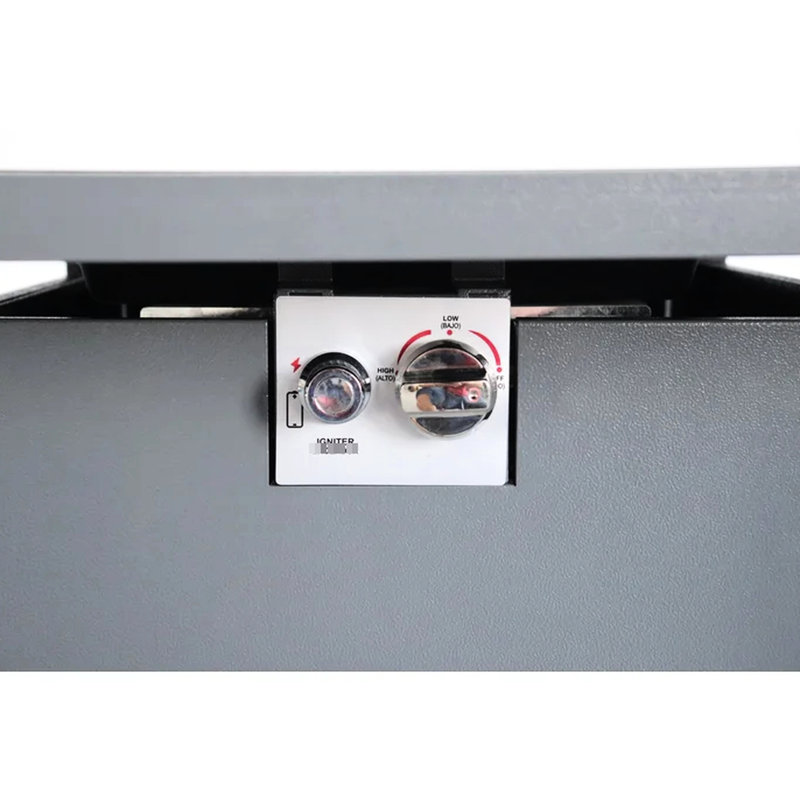 30" Fire Pit With Smoked Protector - Heat And Metal Glass Rust-