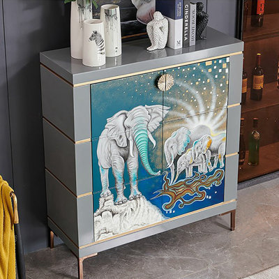 Armoire de décoration intérieure moderne et luxueuse