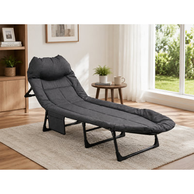 Chaises longues pliantes d'intérieur et d'extérieur