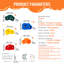 VEVOR PP Copolymer Climbing Rocks