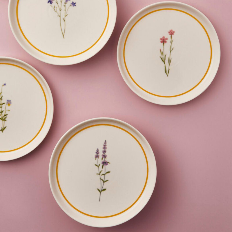 Ensemble d'assiettes à dessert