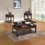 Table basse à plateau relevable