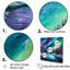 Aurore boréale, art liquide III sur toile-726148133-726148135