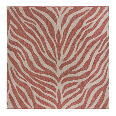 Rust Red Tsavo Indoor/Outdoor Safari Rug