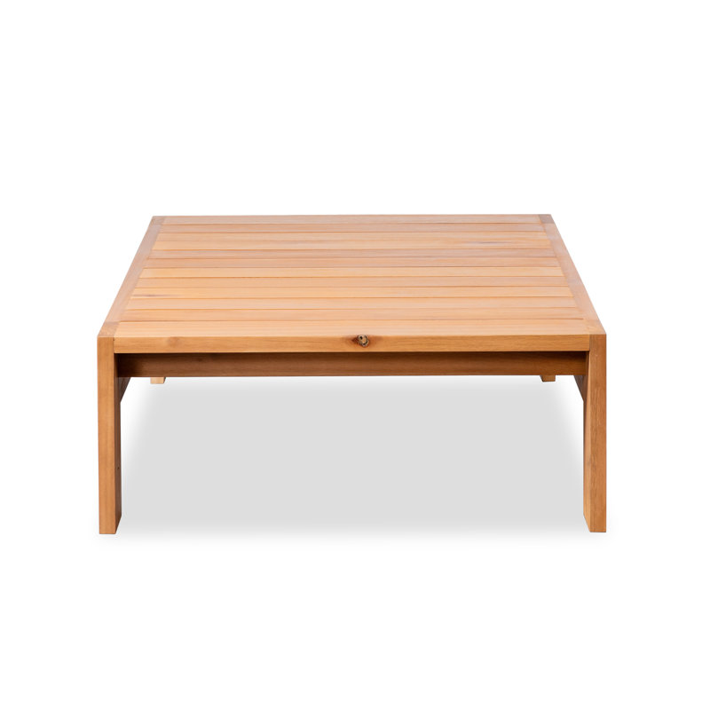 Leon Rectangular Eucalyptus Outdoor Coffee Table