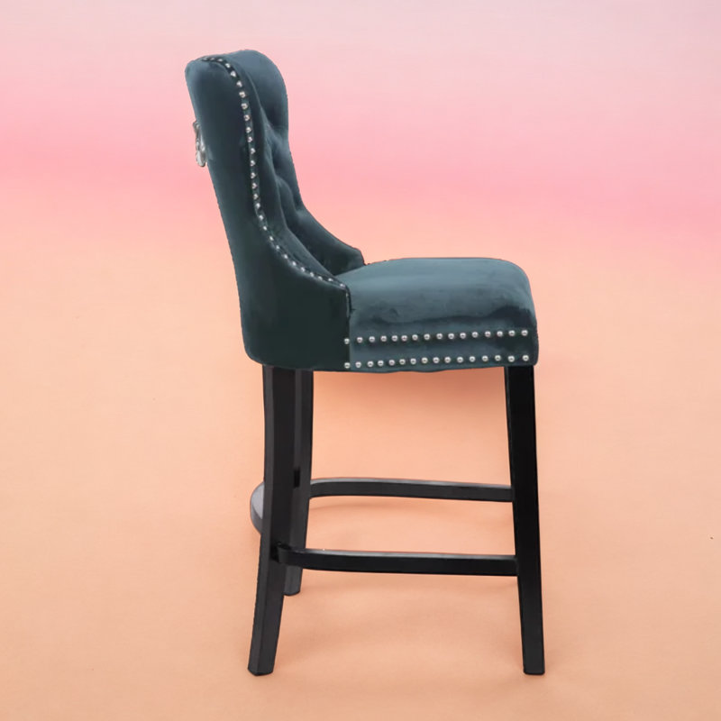 Tabouret de comptoir Lasheen, Vert