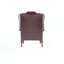 Upholstered Full Grain Leather Wingback Chair-75262732