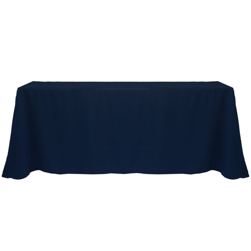 Solee Solid Color Tablecloth, 108" x 156", Midnight, 1