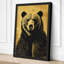 Bear's Gaze Rustic - Wrapped Canvas-2023659796-2023659798