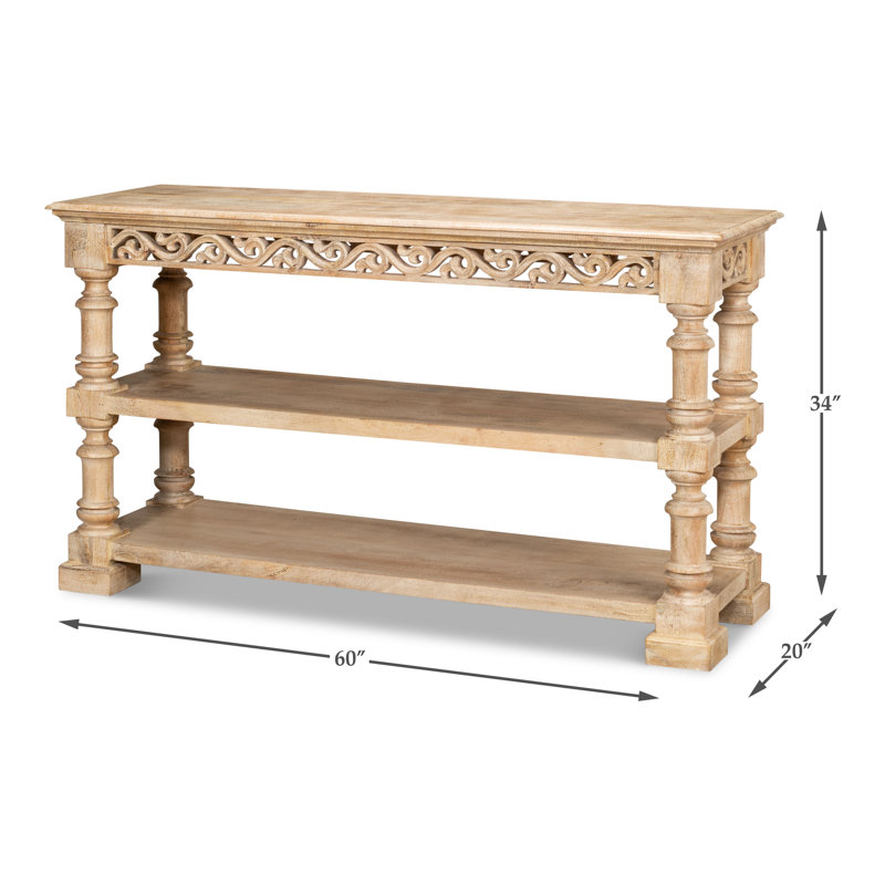 Fowler 60'' Solid Wood Console Table