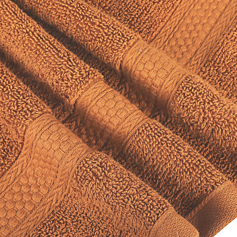 Tolna - A1HC Premium Bath Towel Set Ultra Soft Quick Drying, Super Absorbent Low Lint Towel Sets, Burnt Caramel, 24" x 48"