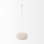 Theta 30.0 L X 30.0 W X 15.0 H White-Washed Beaded Chandelier