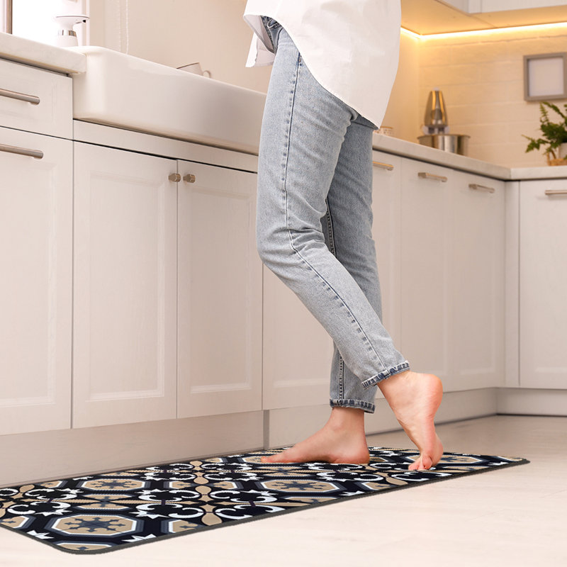Tapis de cuisine Carmen, Noir