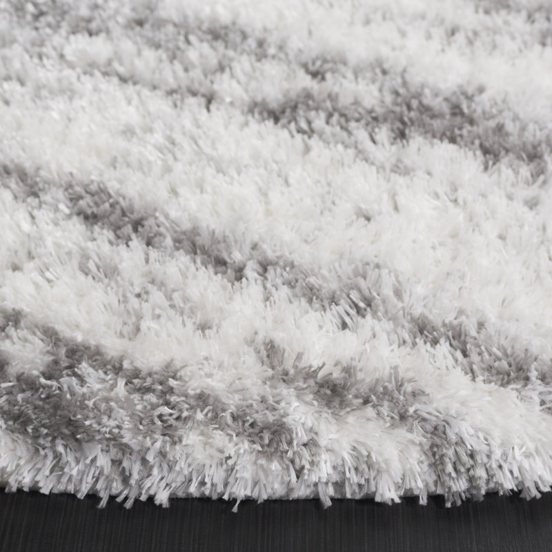 Arbelia Tahoe Shag Performance Rug, Round 6'7"