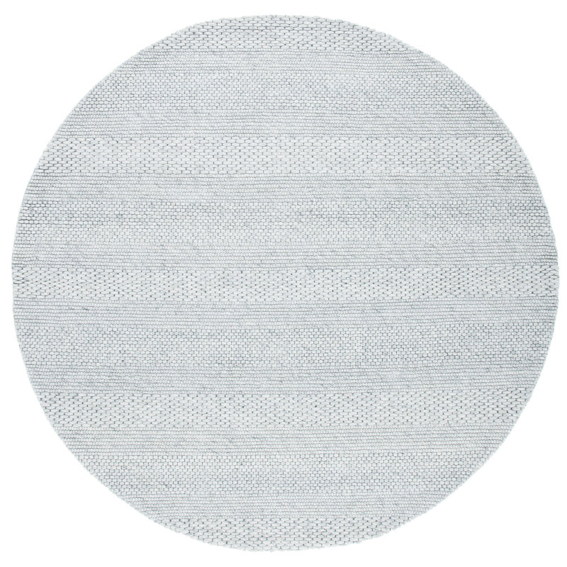 Tapis gris / argent Aden, Rond 7 pi