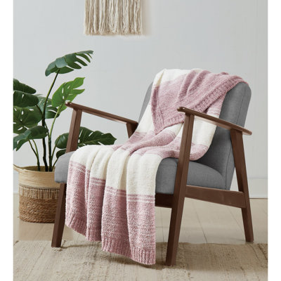 Brooklyn Loom Feathered Ombre Throw Blanket