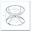 Table basse moderne en verre 31,50 "avec 2 niveaux-204540137