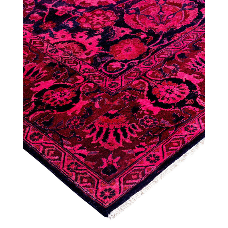 Overyed One-of-a-Kind Rectangle 6'1" X 8'8" Hand Knotted Area Rug