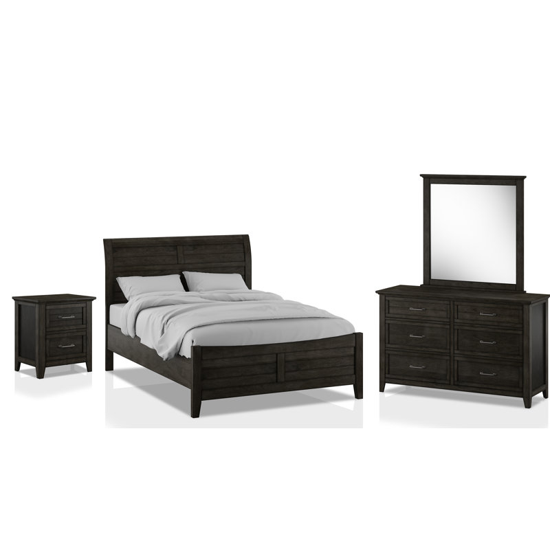 Ensemble de chambre configurable avec lit plateforme Ambia
