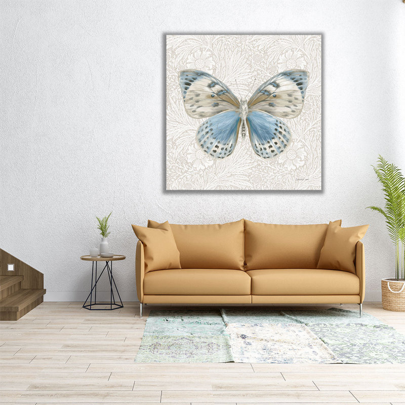 Beetles and Butterflies IV - reproduction d'art sur toile, H 16 po x l 16 po