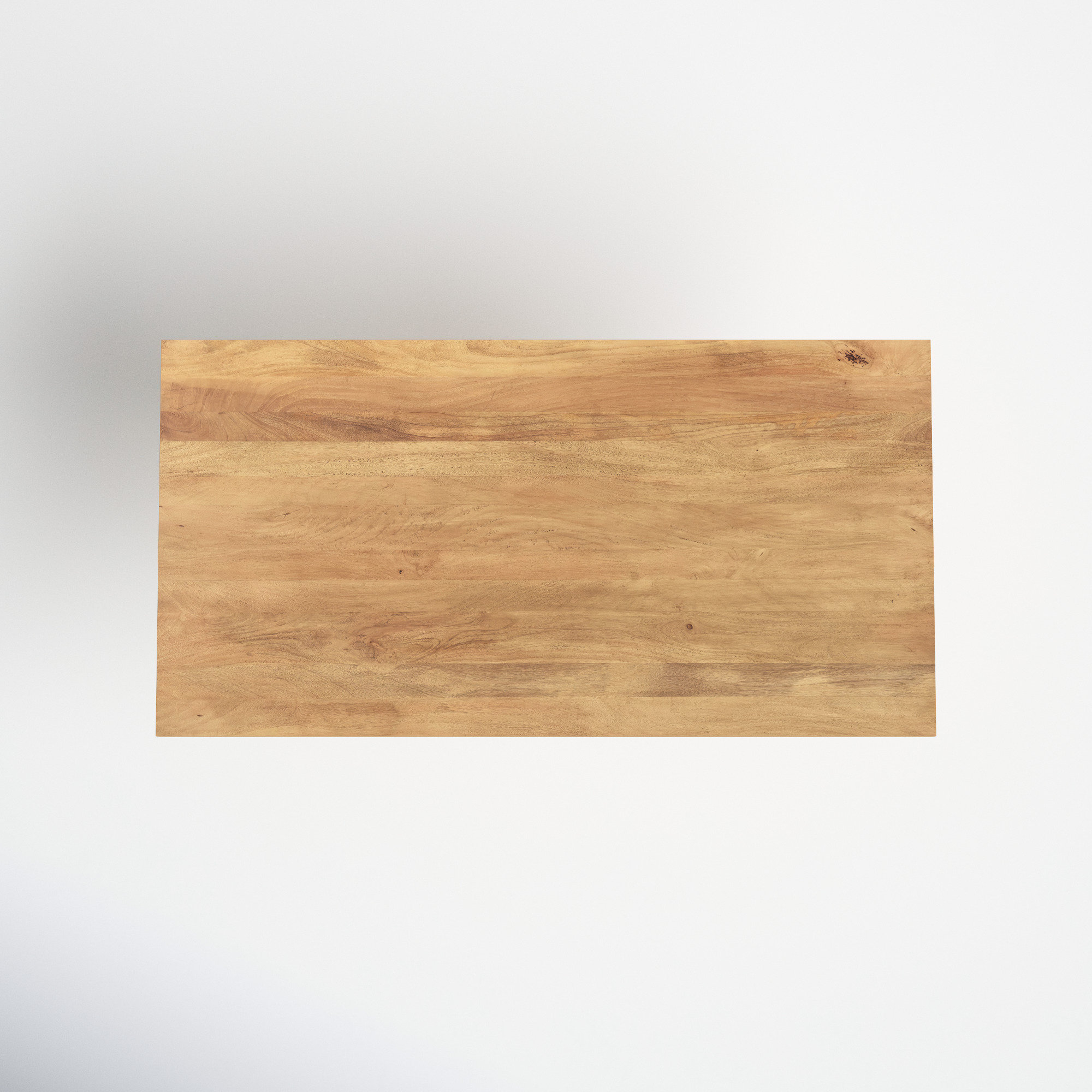 72'' Dining Table, Natural, Black