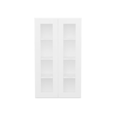 24"/30"x 12" x 42"Camlock Easy to Assemble Wall Cabinet Glass NOT Included