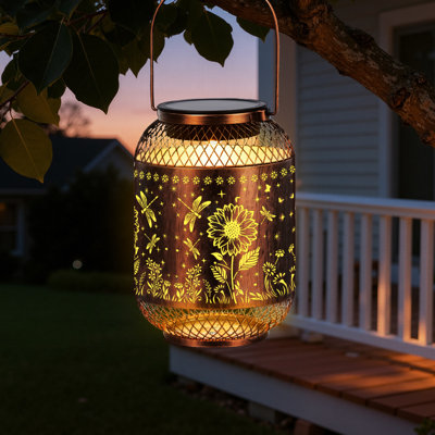 Solar Powered Integrated Led Outdoor Lantern